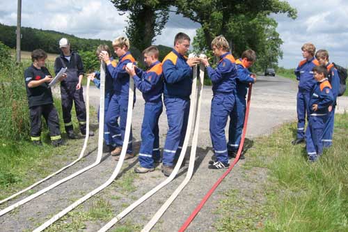 Gelndespiel Zeltlager 2007 - Schluche