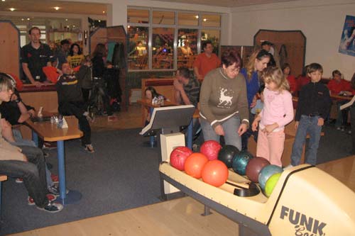 Bowling Vorrunde Wurf