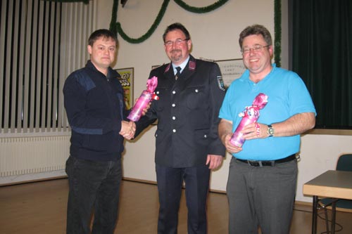 Bernhard und Jens Auszeichung