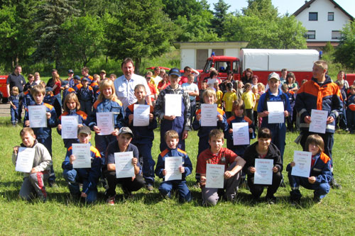 Siegerehrung Zeltlager 2009
