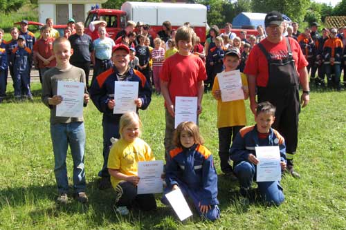 Siegerehrung Zeltlager 2009