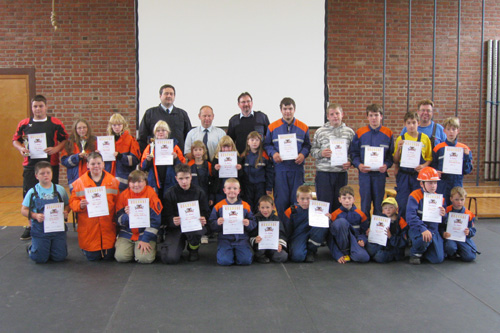 Siegerehrung Zeltlager 2010