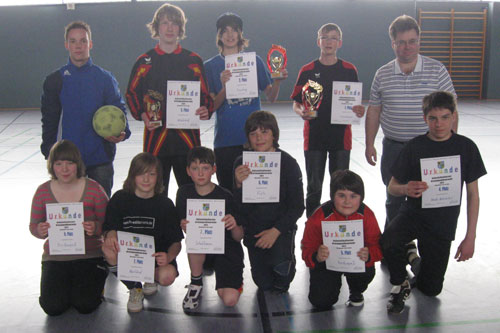 Fußball 13-18 Platzierten